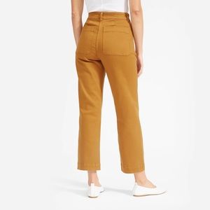 Everlane Straight Leg Crop in Golden Brown sz 10